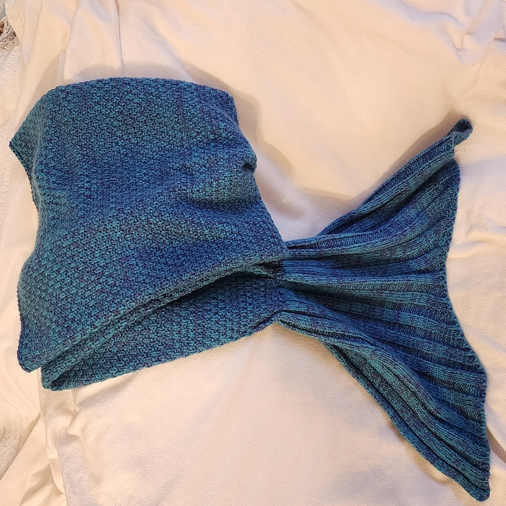 Hand Made Mermaid Tail Blanket